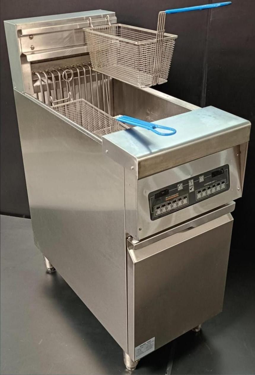 Electric Digital Deep Fryer with HEAVY Twin Baskets(28L) - Standing Model