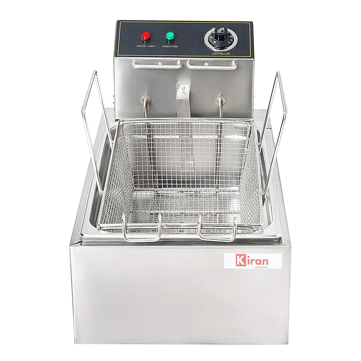 Kiran Enterprise 16 Liter Deep Fryer Vertical - Electric with Basket 16 L Electric Deep Fryer