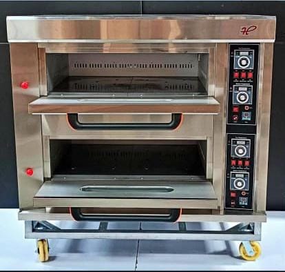 Gas Premium Oven 2 Deck 4 Tray (2D4T)- Without Stone