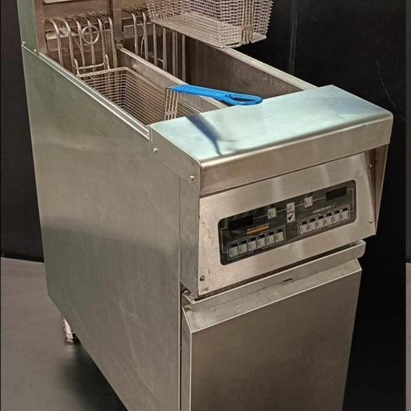 Electric Digital Deep Fryer with HEAVY Twin Baskets(14+14) - Standing Model