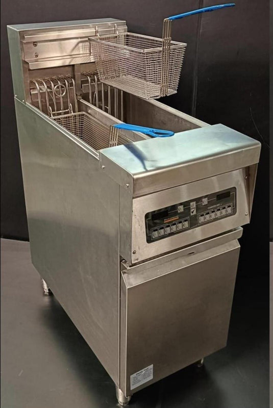 Electric Digital Deep Fryer with HEAVY Twin Baskets(14+14) - Standing Model