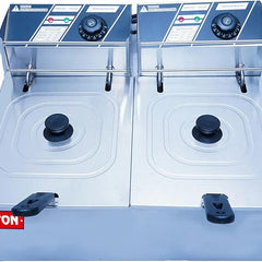 8+8-Litre Double Pan Electric Fryer