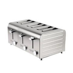 Electric Commercial 6 Slice Eco Pop-Up Toaster