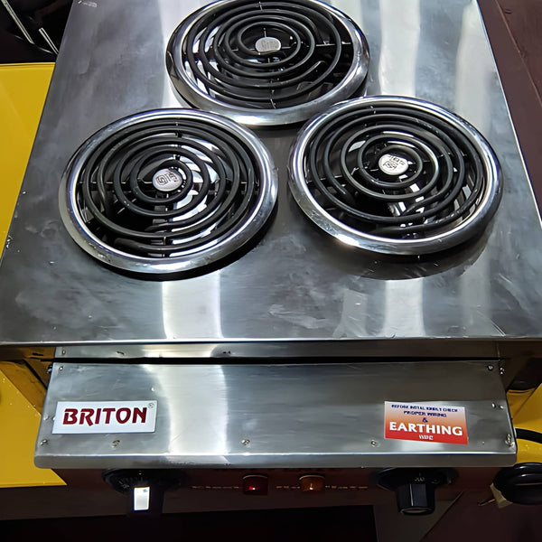 kiran G-Coil Hot Plate/ Electric stove- 5500 Watt Induction Cooktop (Silver, Push Button)