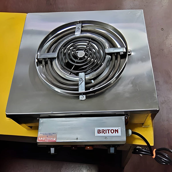 kiran G-Coil Hot Plate/ Electric stove- 4500 Watt Induction Cooktop (Silver, Push Button)