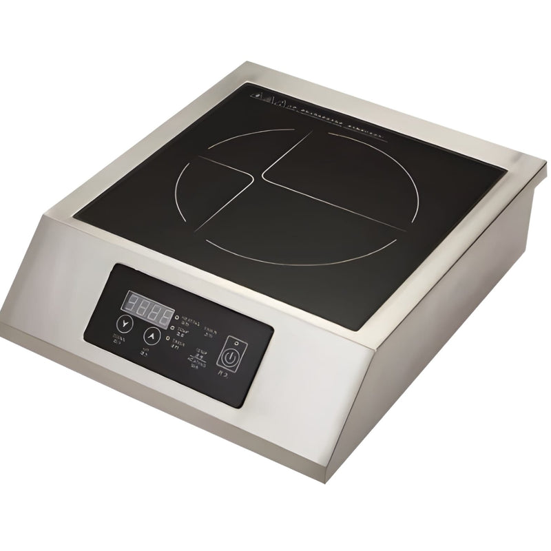Kiran Full SS Premium Induction | 3500W | Square | Flat Base | Touchscreen Model