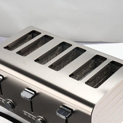 Electric Commercial 6 Slice Eco Pop-Up Toaster