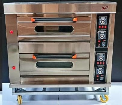 Gas Premium Oven 2 Deck 4 Tray (2D4T)-With Stone