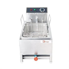 Kiran Enterprises 23 Liter Deep Fryer Vertical - Electric and Gas with Basket 23 Ltr CapacityElectric & Gas Deep Fryer