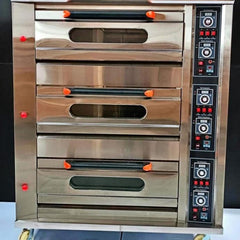 Gas Premium Oven 3 Deck 6 Tray (3D6T)-Without Stone