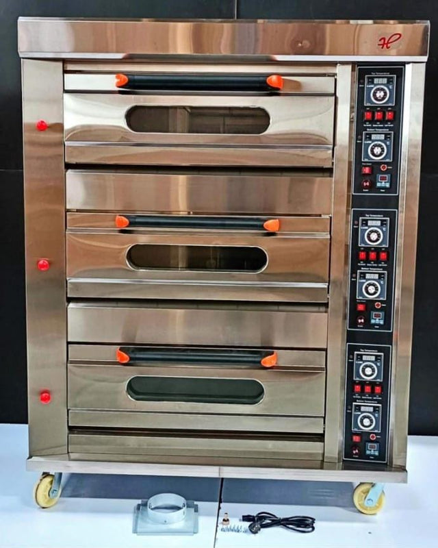 Gas Premium Oven 3 Deck 6 Tray (3D6T)-Without Stone