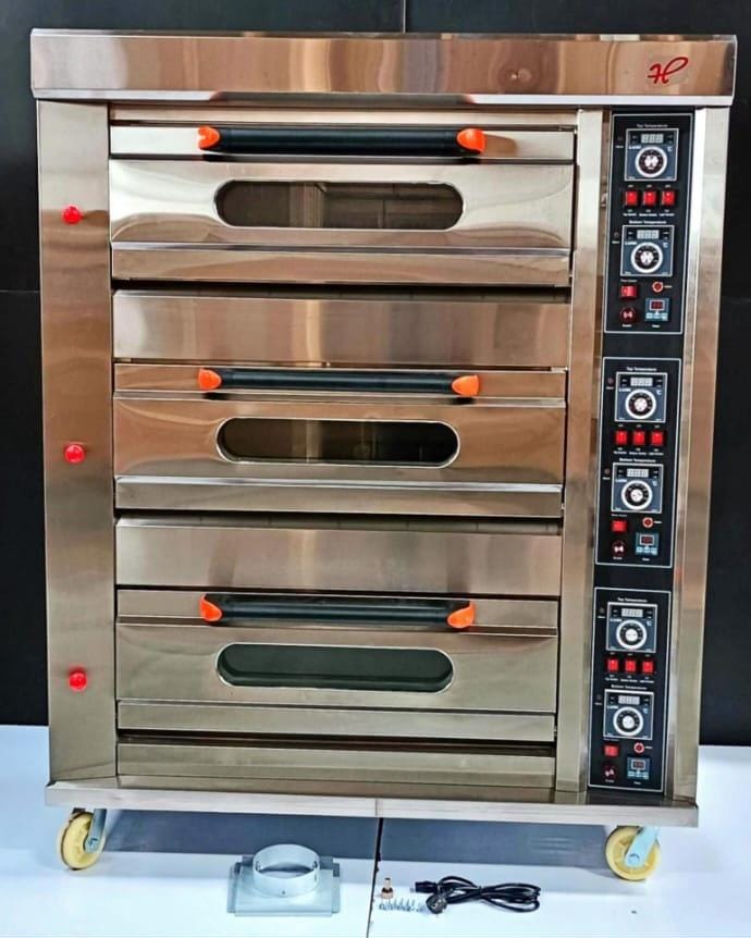 Gas Premium Oven 3 Deck 6 Tray (3D6T)-Without Stone