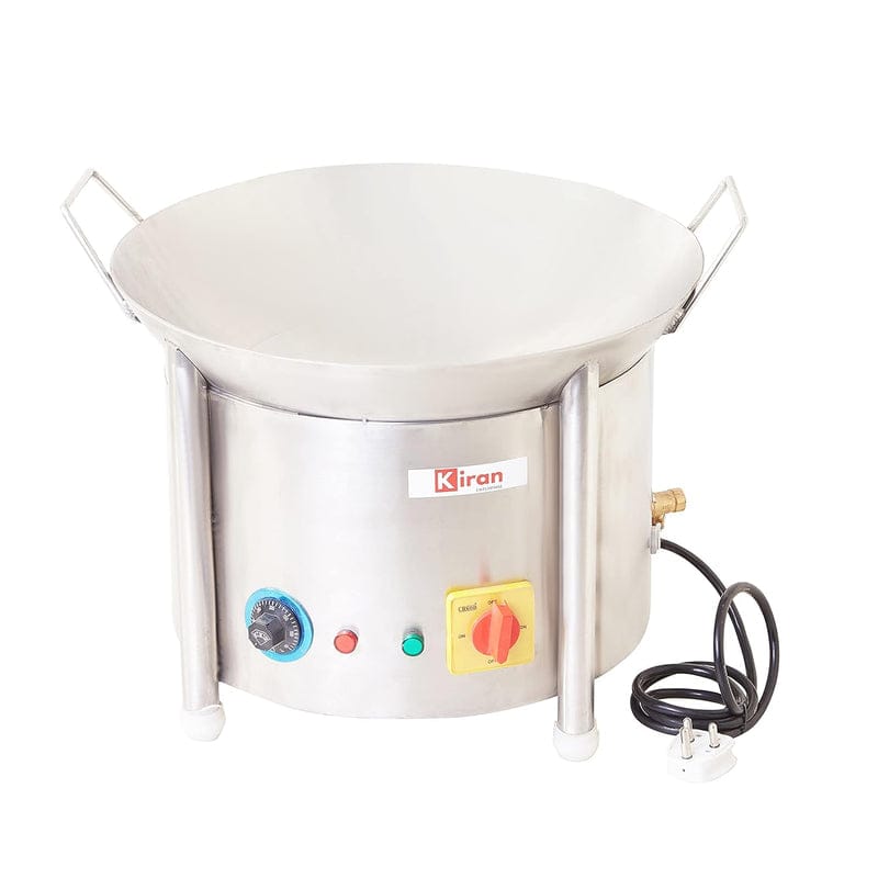 Kiran Enterprise 22 Inch Electric Kadhai Fryer Suitable for restaurants, hotels and commercial