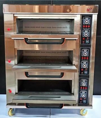 Gas Premium Oven 3 Deck 6 Tray (3D6T)-Without Stone