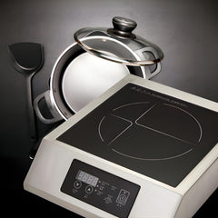 Kiran Full SS Premium Induction | 3500W | Square | Flat Base | Touchscreen Model