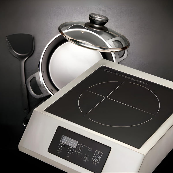 Kiran Full SS Premium Induction | 3500W | Square | Flat Base | Touchscreen Model