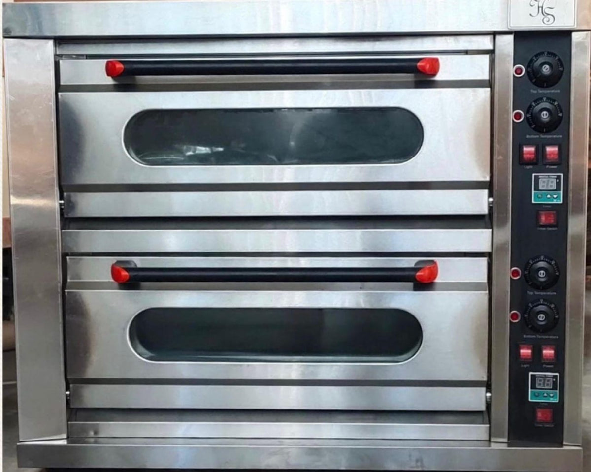Electric Oven 2 Deck 2 Trays-With Stone