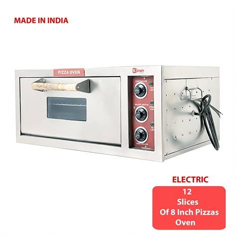 KIRAN ENTERPRISES 12 Pizza Oven Suitable For Restaurants,Hotels&Commercial Purpose 3  Kilowatts (12 Pizza Oven)