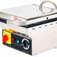 KIRAN ENTERPRISES Premium Range 2 Step 4 Slice Sandwich Griller For Hotels And Restaurants, 2500 Watts, White