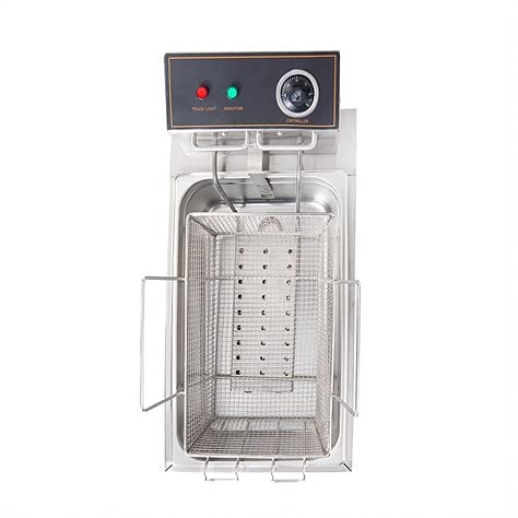 Kiran Enterprise 16 Liter Deep Fryer Vertical - Electric and Gas with Basket 16 L Electric & Gas  Deep Fryer