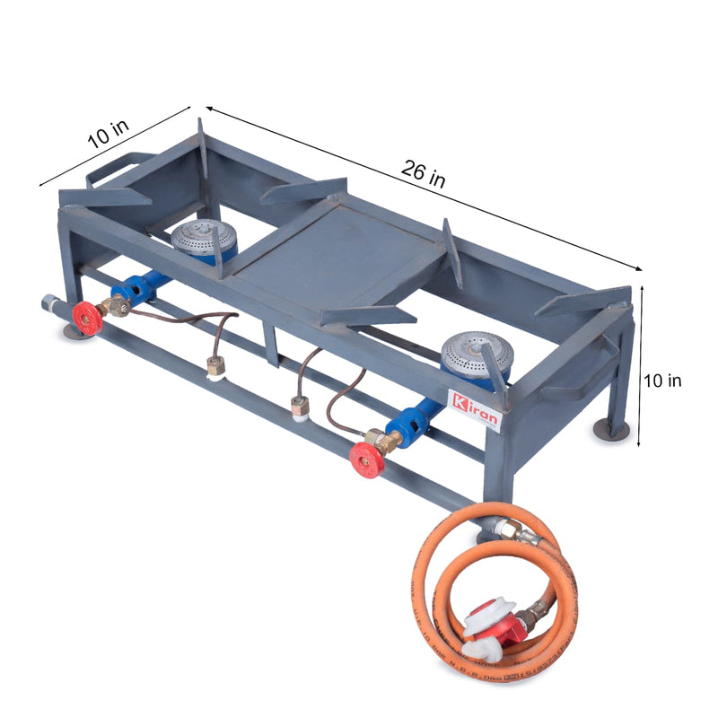 MS Commercial Gas Stove ( 2 Burners )