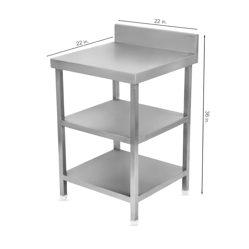 Stainless Steel Working Table / Cutting Table / Service Table / Preparation Table for Hotels and Resturants