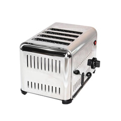 Electric Commercial 4 Slice Heavy Pop-Up Toaster
