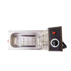 Kiran Enterprise Stainless Steel Electric & Gas 5 Liter Deep Fryer for Restaurant and Kitchen and commercial Use