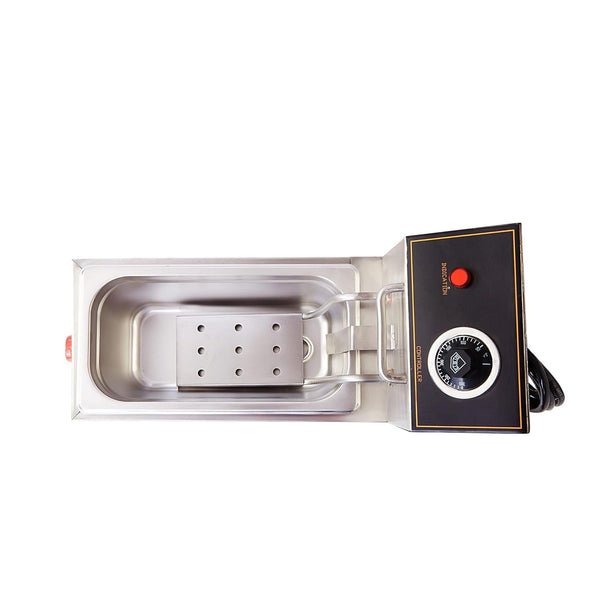 Kiran Enterprise Stainless Steel Electric & Gas 5 Liter Deep Fryer for Restaurant and Kitchen and commercial Use
