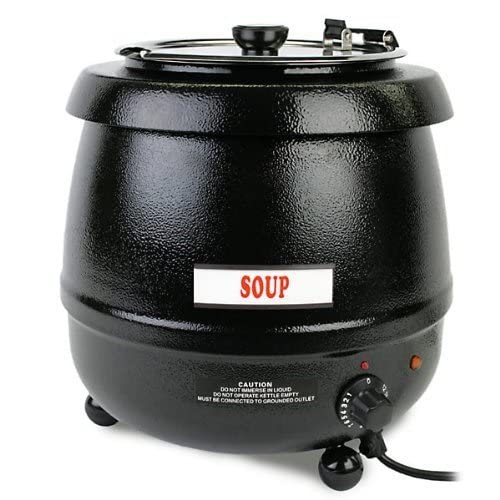 Kiran Enterprises Commercial Electric Soup Kettle Warmer - 10.5 Quart