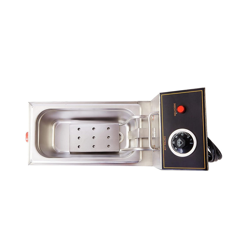 Kiran Enterprise Stainless Steel Electric 5 Liter Deep Fryer for Restaurant and Kitchen and  commercial Use Kiran Enterprise