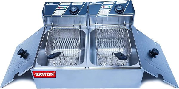 8+8-Litre Double Pan Electric Fryer