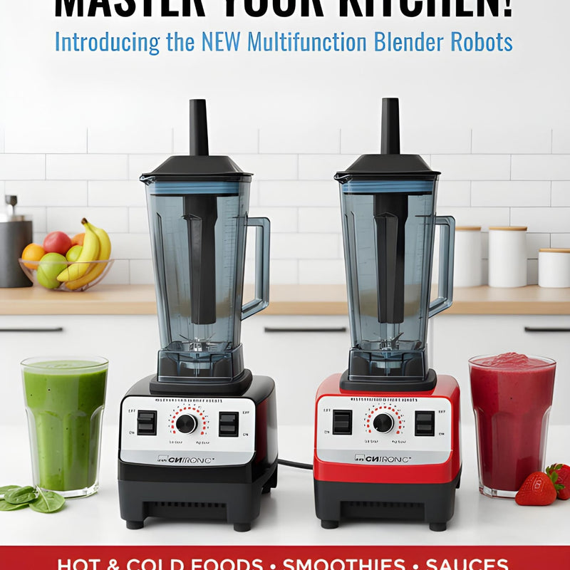 Electric 2L Commercial Blender 4500W ( Red & Black )