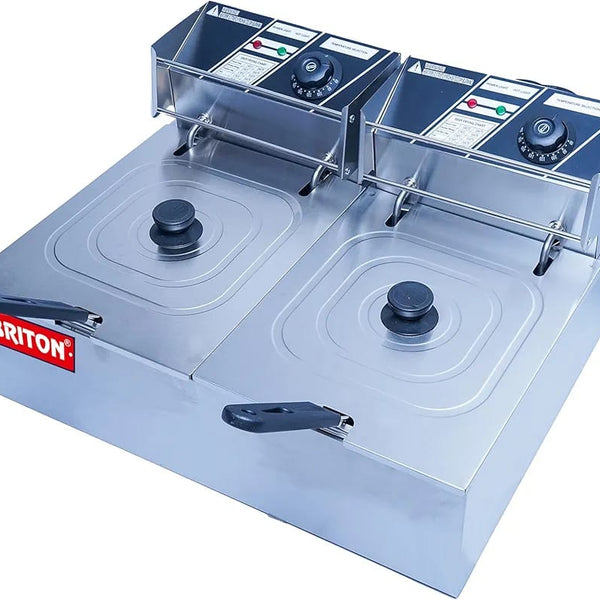 8+8-Litre Double Pan Electric Fryer