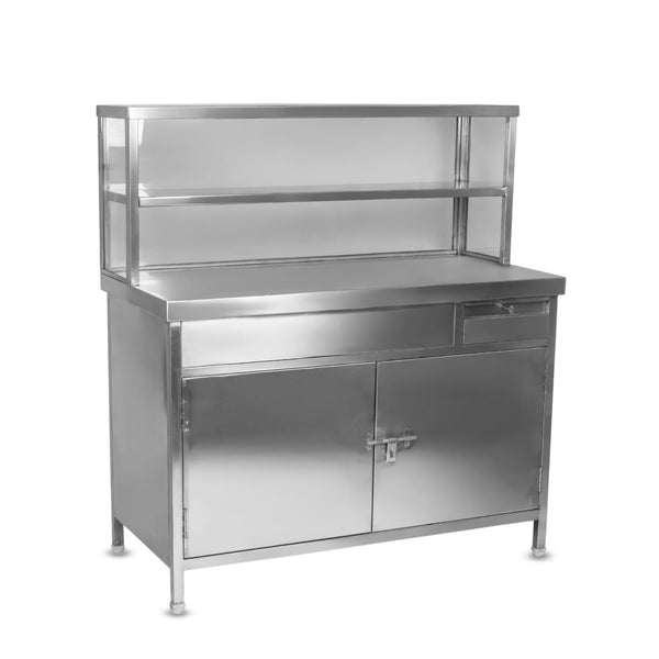 Commercial Stainless Steel Food Preparation and Display Counter