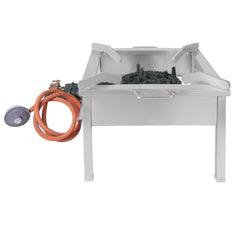 Kiran Enterprises Commercial 18x18 Korean burner Gas bhatti with Fitted with Brass Nut Hose Pipe