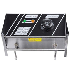 KIRAN ENTERPRISES 6 Litre Electric Deep Fryer Machine with Copper Heater & Temperature Control