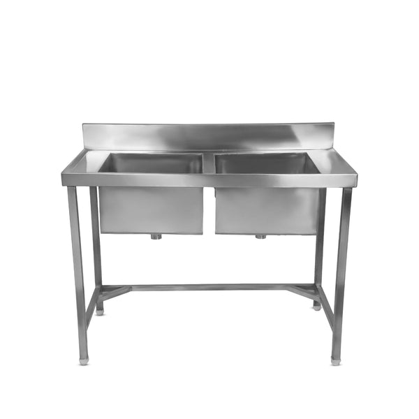 Double Bowl Commercial Stainless Steel Sink