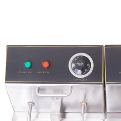 Kiran Enterprise Stainless Steel Electric & Gas 16 Liter Deep Fryer For Bulk Frying for  Restaurant and Kitchen and commercial Use