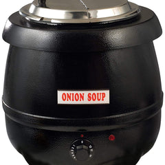 Kiran Enterprises Commercial Electric Soup Kettle Warmer - 10.5 Quart
