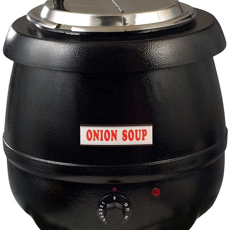 Kiran Enterprises Commercial Electric Soup Kettle Warmer - 10.5 Quart