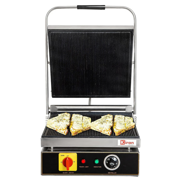 KIRAN ENTERPRISES 9 Slice Jumbo Electric Commercial Sandwich Maker Grill (Multicolor)