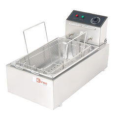 Kiran Enterprises 23 Liter Deep Fryer Vertical Electric with Basket 23 Liter Capacity Electric Deep Fryer