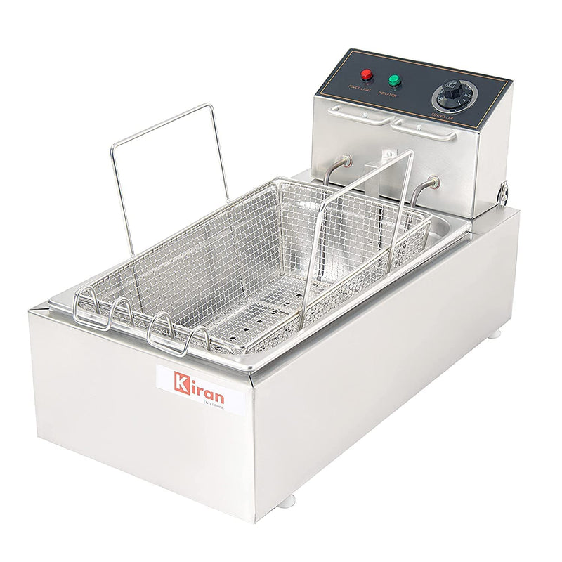 Kiran Enterprises 23 Liter Deep Fryer Vertical Electric with Basket 23 Liter Capacity Electric Deep Fryer