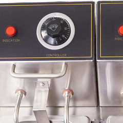 Kiran 5+5 Liter Double Pan Electric & Gas Deep Fryer