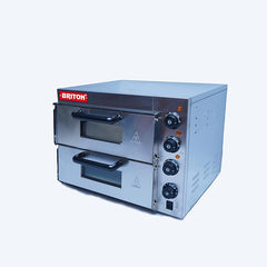 Double Deck Stone Pizza Oven - High-Performance, Durable, and Easy to Clean