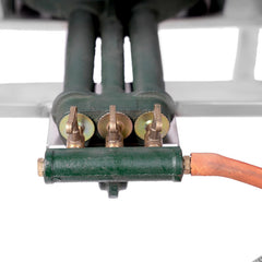 Kiran Enterprises Commercial 18x18 Korean burner Gas bhatti with Fitted with Brass Nut Hose Pipe