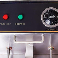 Kiran Enterprise Stainless Steel 8 Liter Deep Fryer Electric & Gas for Restaurant and Kitchen  and commercial Use