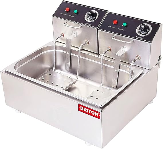 12+12 Liter Capacity Deep Fryer for Restaurant and Kitchen and commercial Use