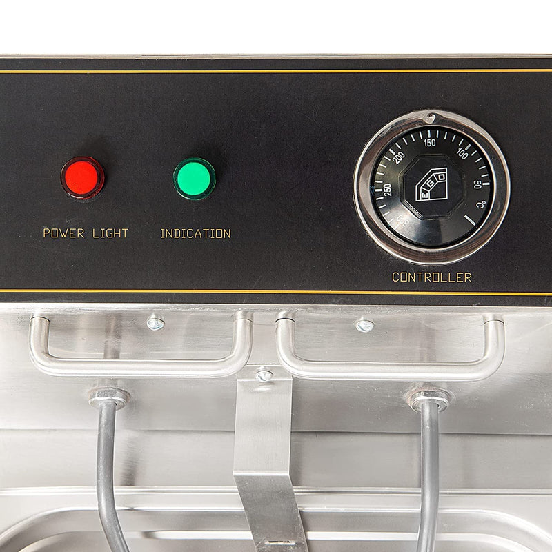 Kiran Enterprises 23 Liter Deep Fryer Vertical Electric with Basket 23 Liter Capacity Electric Deep Fryer